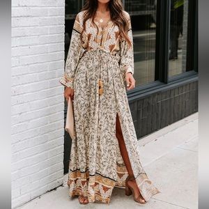 Vici Ivory Floral Maxi